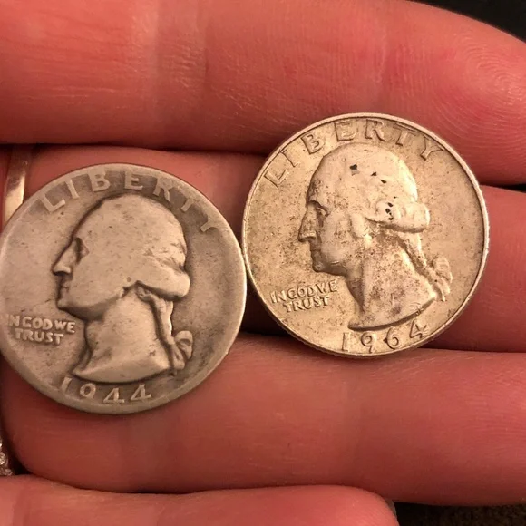 90% silver coins American quarters - Picture 13 of 17